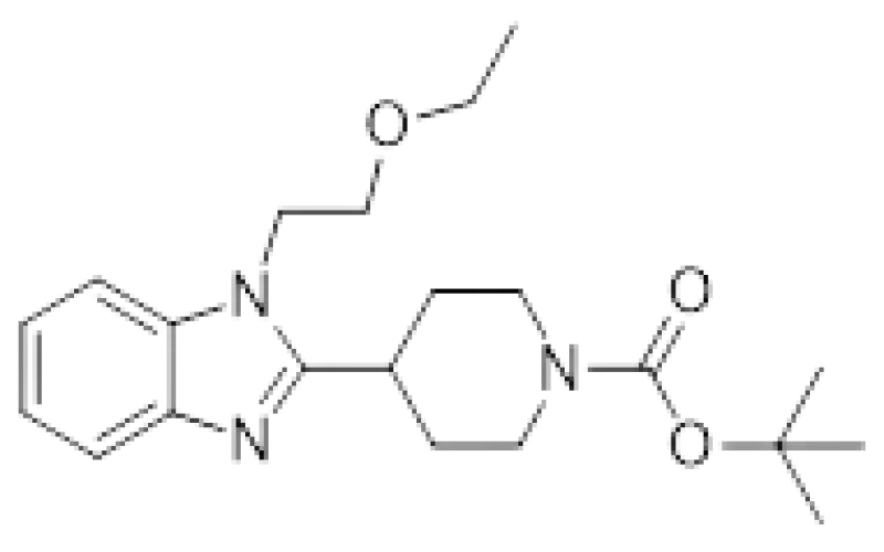 Tert-butyl 4-(1-(2-ethoxyethyl)-1H-benzo[d]iMidazol-2-yl)piperidine-1-carboxylate